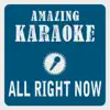 Clara Oaks - All Right Now (Karaoke Version) [Originally Performed By Free] - Single